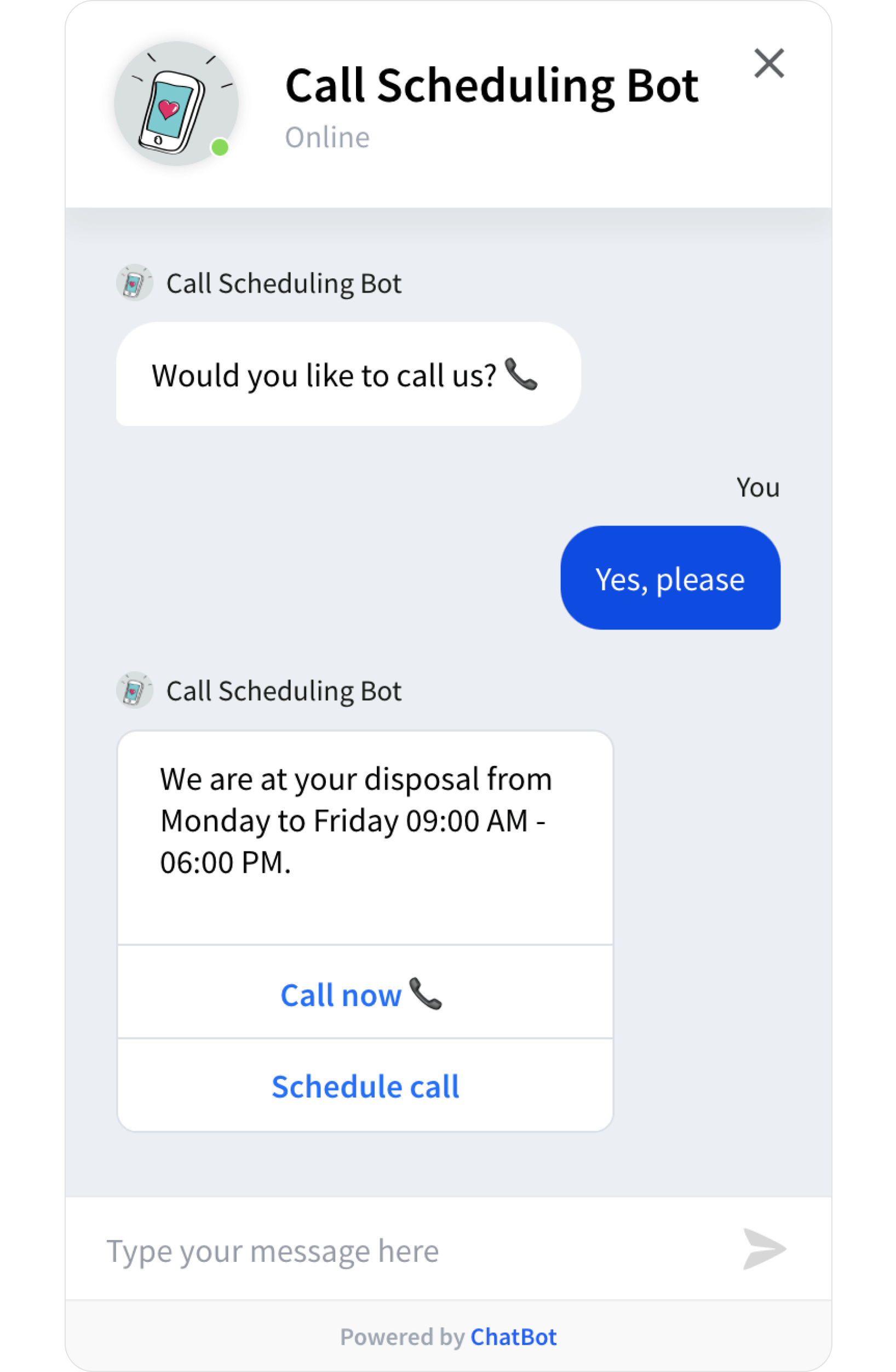 how can you automate phone call scheuling