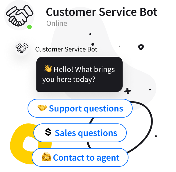Customer Service Template - ready-tu-use ChatBot template icon