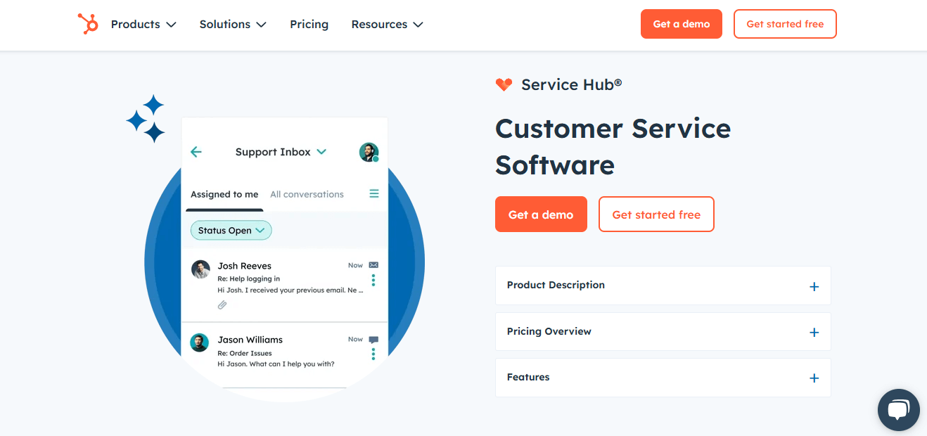 Hubspot Service Hub app