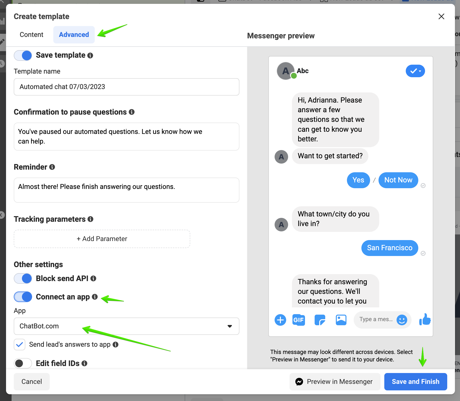 How to create Click-to-Messenger Ads to drive traffic to your bot