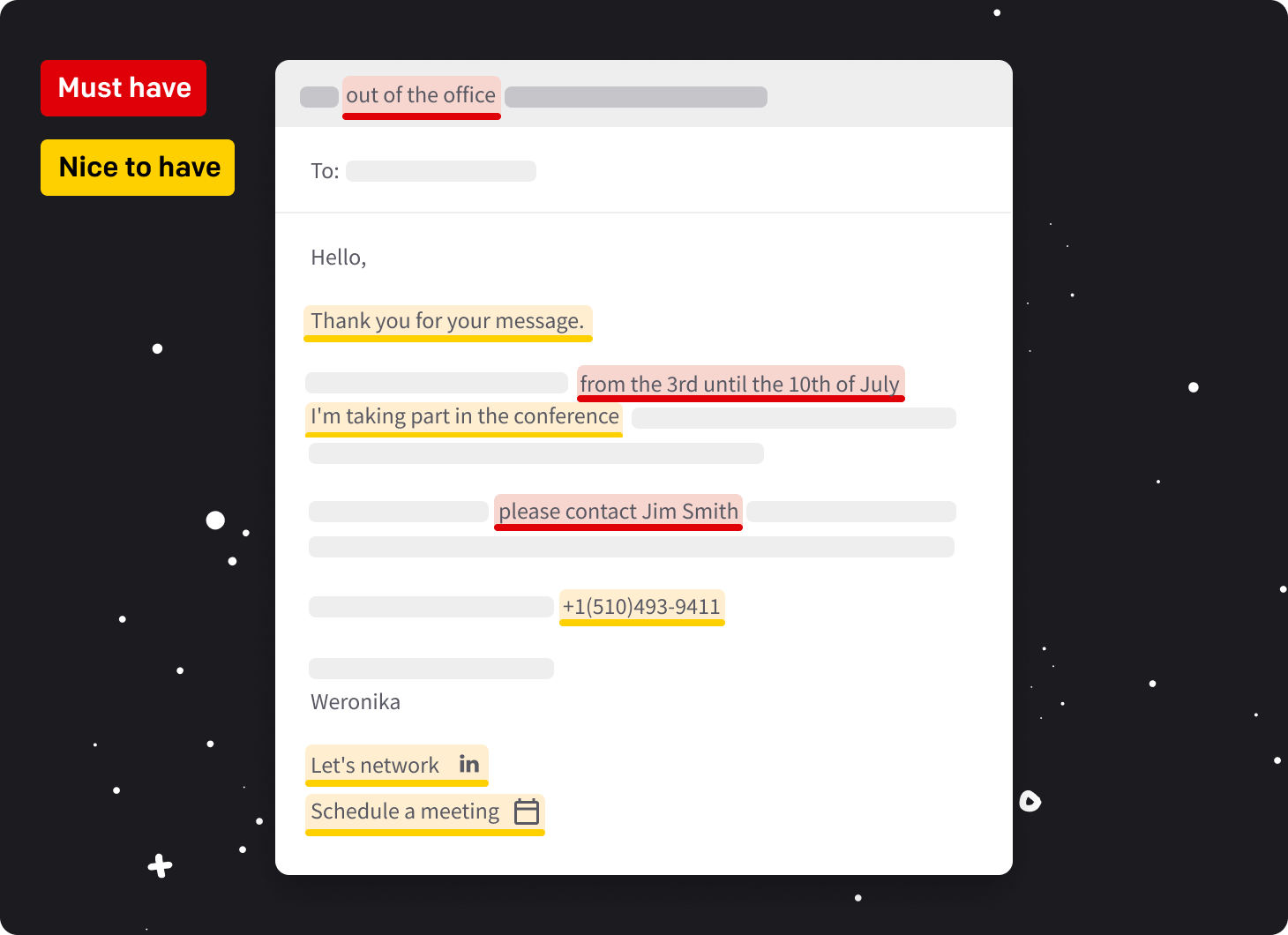 Basic Parts of an Email Message and Address