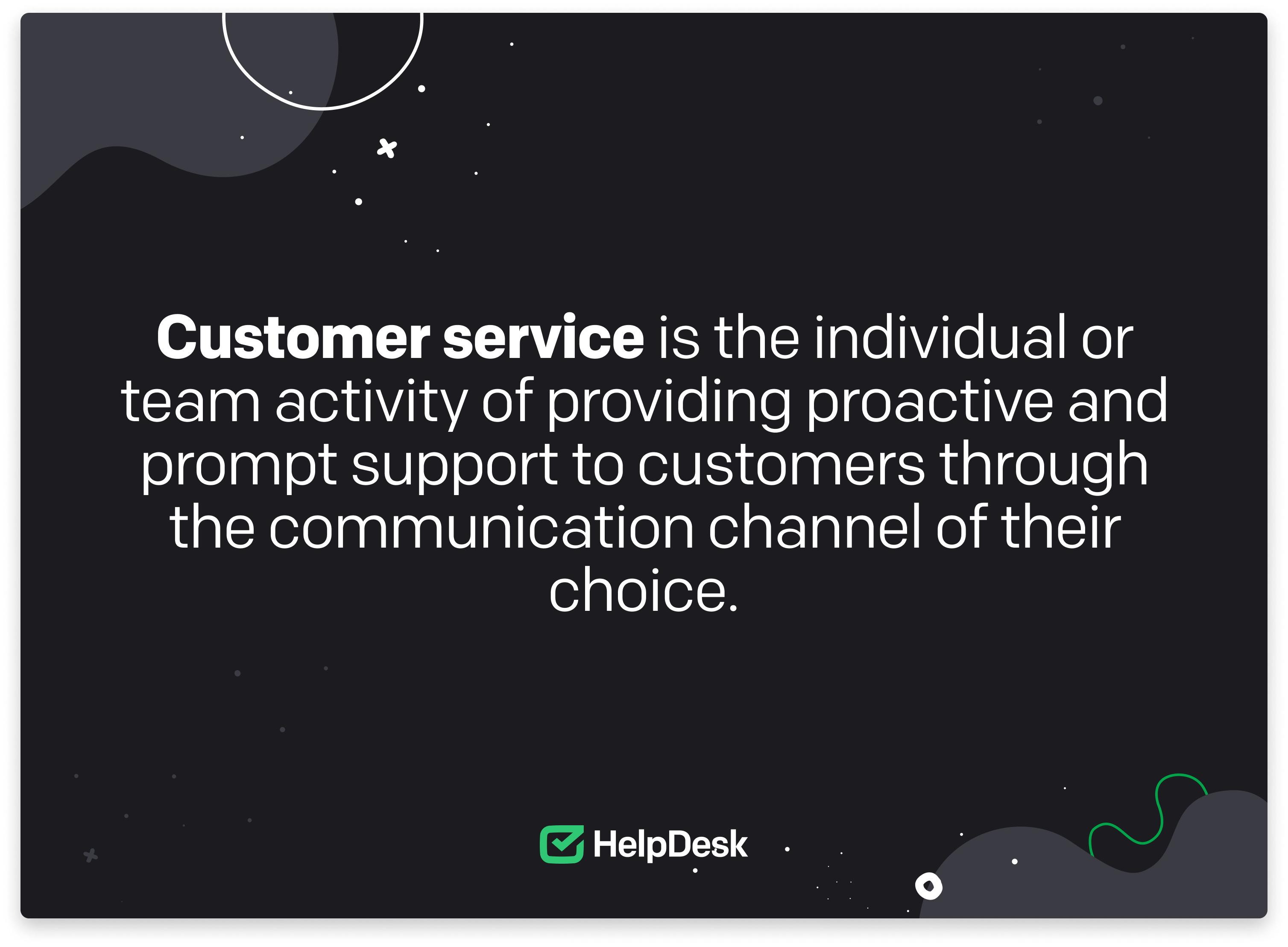 Quality Customer Service Simple Definition