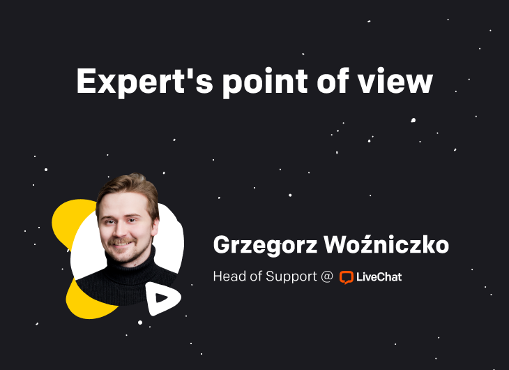 Grzegorz Woźniczko from LiveChat.