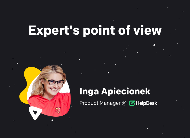 Inga Apiecionek from HelpDesk.