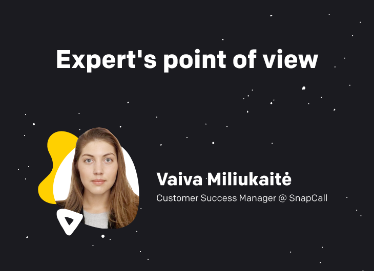 Vaiva Miliukaitė from SnapCall.