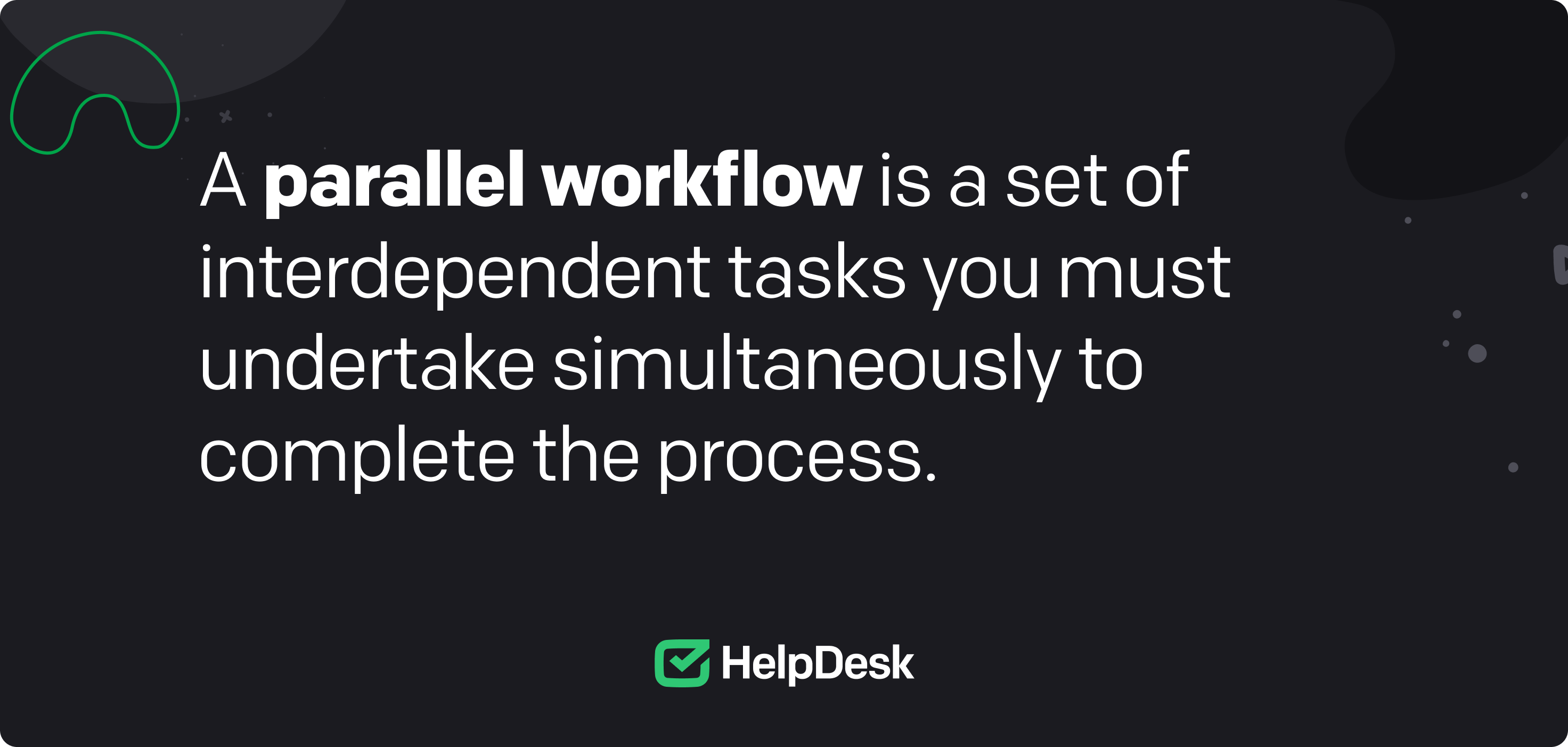 A definition of the parallel flow.