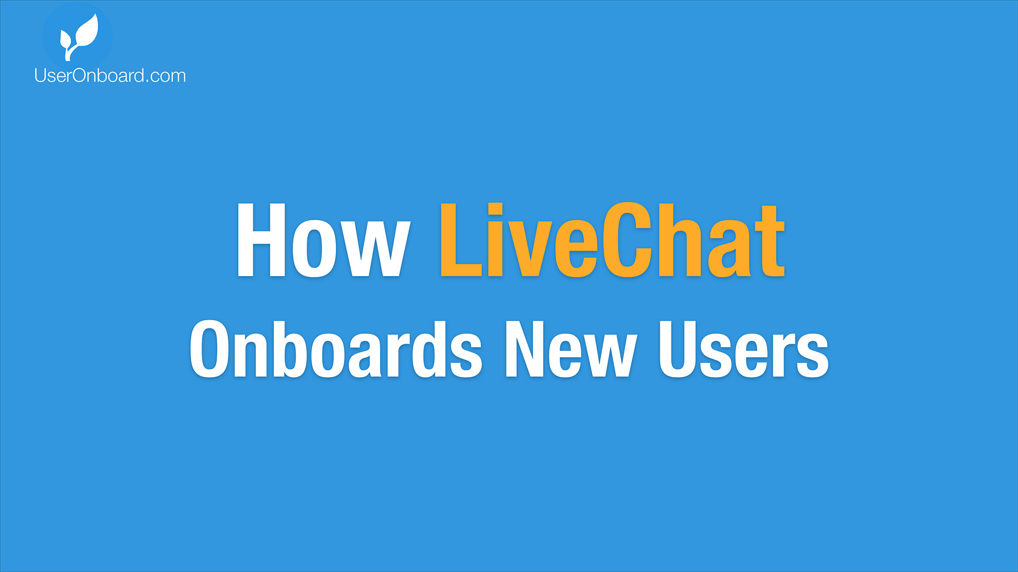 LiveChat onboarding