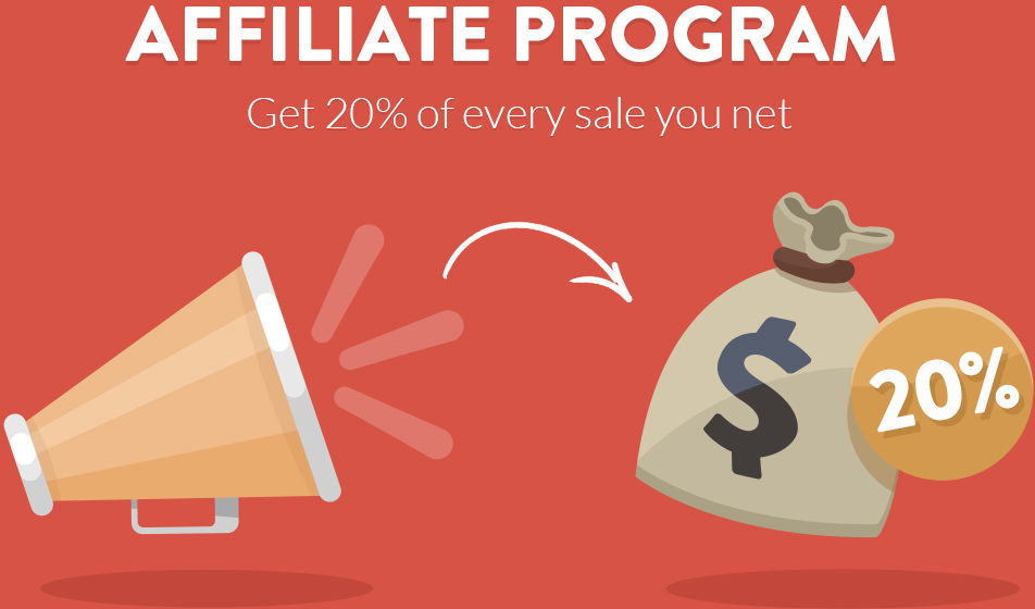Affiliate Program - Get 20% of every sale you net