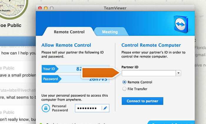 Сбросить id teamviewer mac os