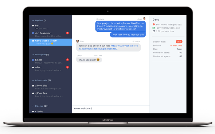 messenger on website messenger on website